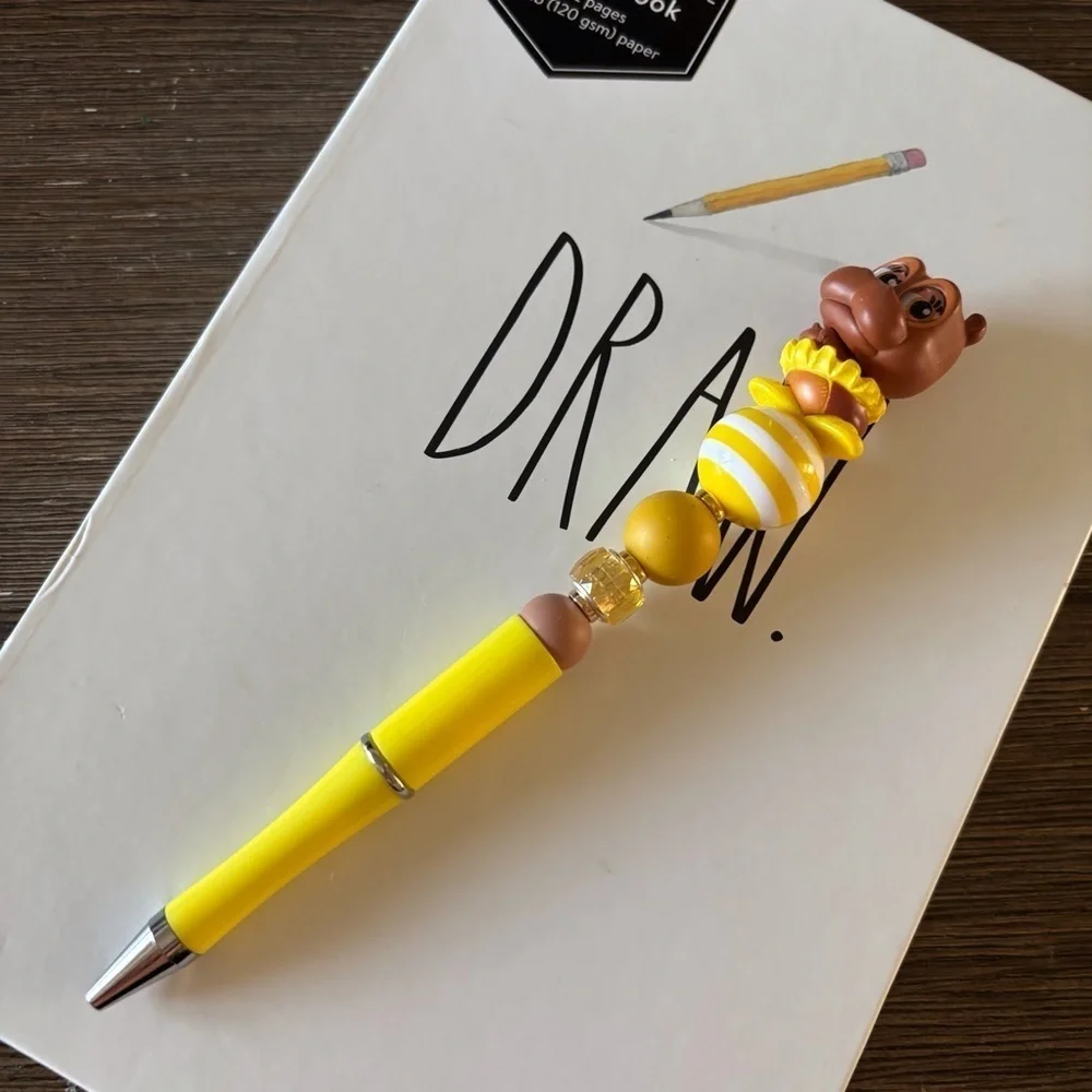 Disney Doorables: Fantasia: Hyacinth Hippo handmade beaded pen